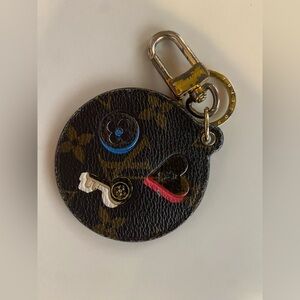 Louis Vuitton Monogram Canvas Locks Round Bag Charm and Key Holder